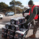 Soldiers from the Michigan Army National Guard Flint prepare to give Flint, Mich., residents bottled water at a fire station Jan. 17, 2016, in Flint.
Bill Pugliano/Getty Images